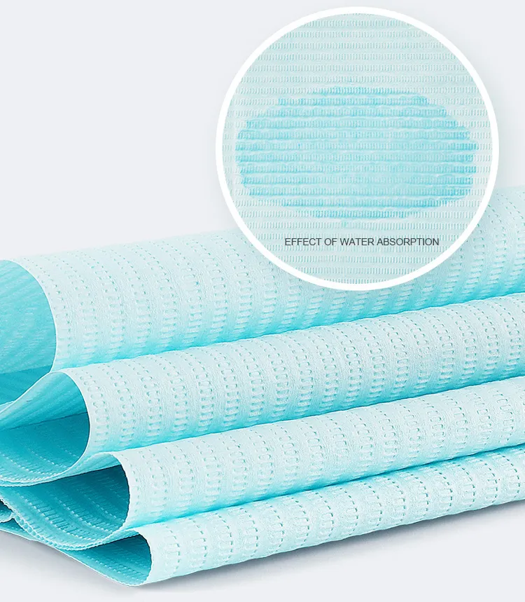 Water absorption of dental bibs