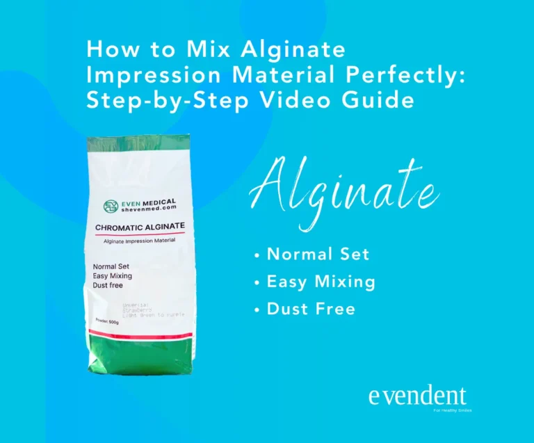 Step-by-step alginate mixing technique demonstration