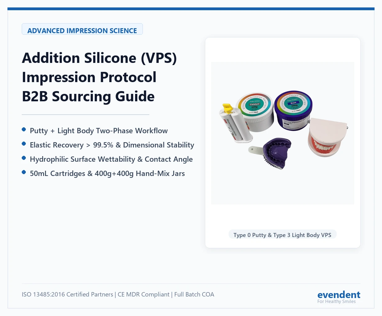 Addition Silicone VPS Impression Materials Clinical Protocol and Sourcing Guide - EvenDent