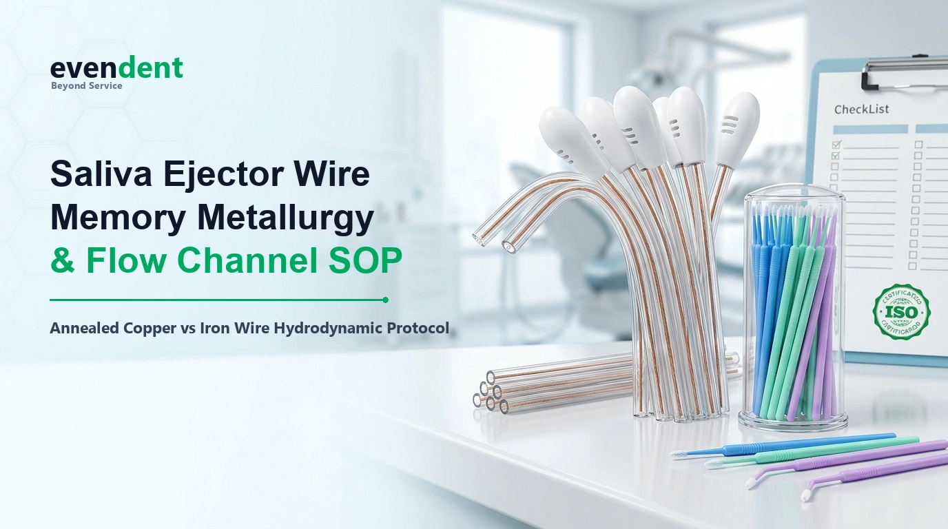 Copper coated memory wire dental saliva ejectors with non-removable relief suction tips